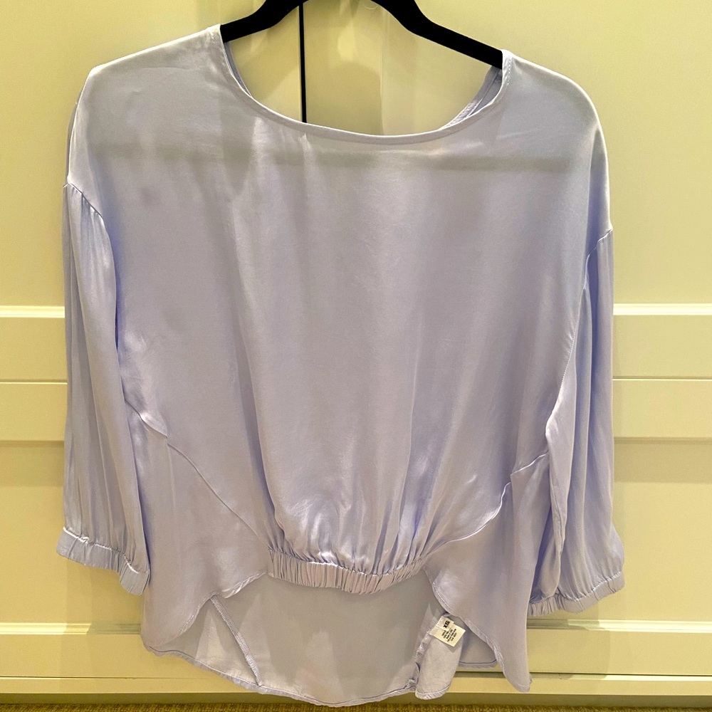 Stark X lavender top, elastic waist band, size XS